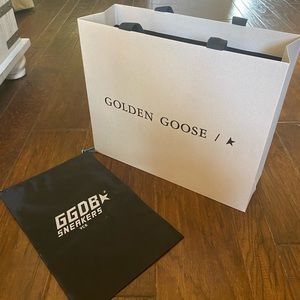 Golden Goose shopping bag & dust bag
